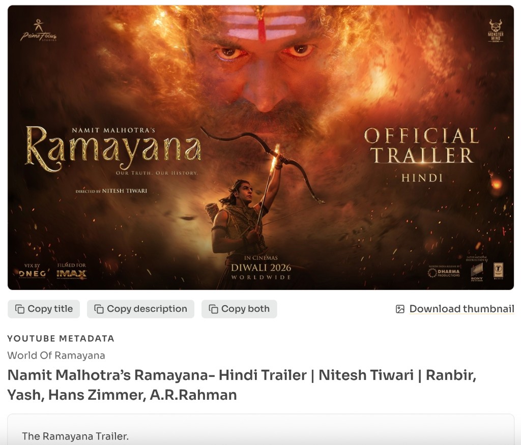 How to extract a YouTube title and description? — Extract metadata — Preview the extracted YouTube title, description, and thumbnail with copy actions How to extract a YouTube title and description? — Extract metadata — Preview the extracted YouTube title, description, and thumbnail with copy actions